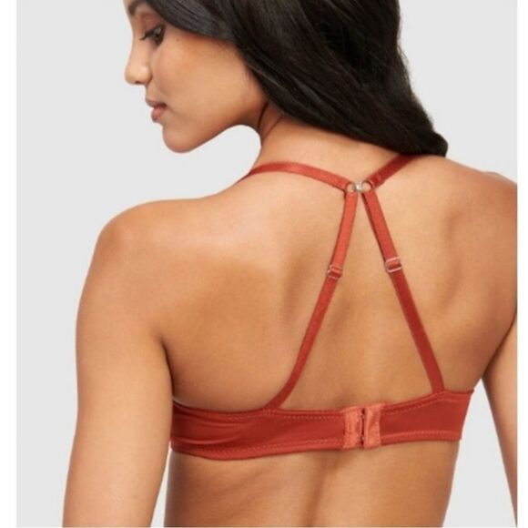 NWT Fredericks of Hollywood Push-Up Rust Underwire Bra Size 34B - Picture 2 of 8